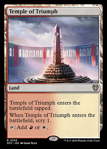 Temple of Triumph - otc Spoiler
