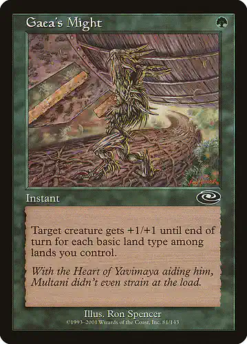 Gaea's Might - pls Spoiler