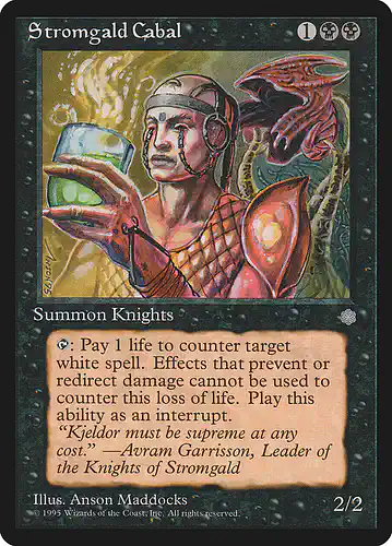 Stromgald Cabal - ice Spoiler