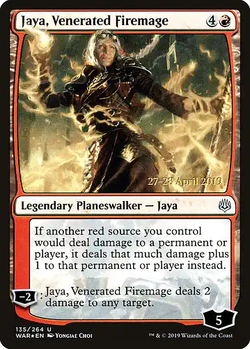 Jaya, Venerated Firemage - war Spoiler