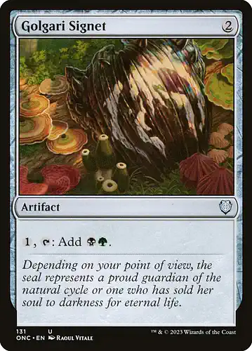 Golgari Signet - onc Spoiler