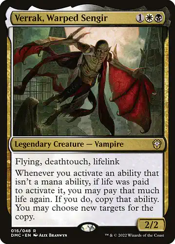 Verrak, Warped Sengir - dmc Spoiler