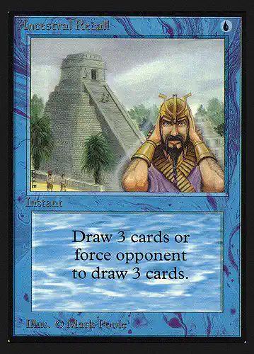 Ancestral Recall - ced Spoiler