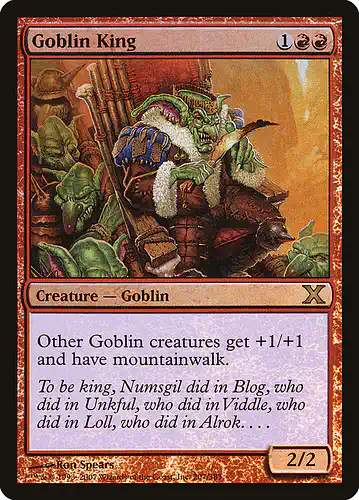Goblin King - 10e Spoiler