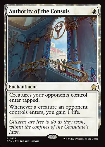 Authority of the Consuls - fdn Spoiler