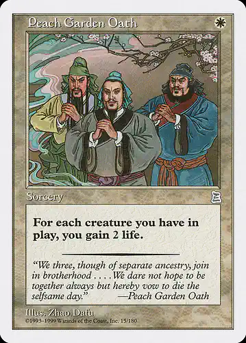 Peach Garden Oath - ptk Spoiler