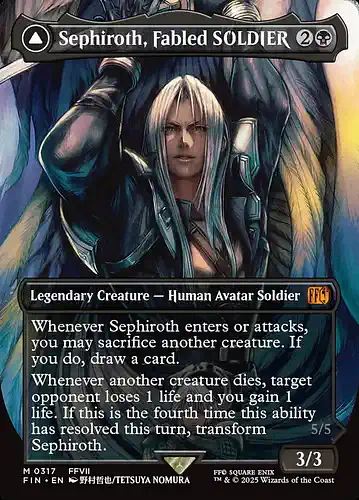 Sephiroth, Fabled SOLDIER - fin Spoiler