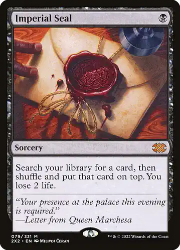 Imperial Seal - 2x2 Spoiler