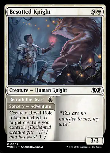 Besotted Knight - woe Spoiler
