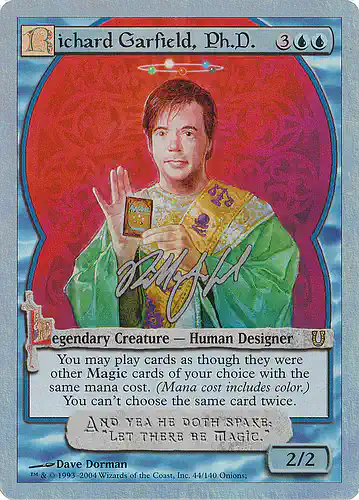 Richard Garfield, Ph.D. - unh Spoiler