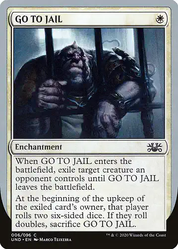 GO TO JAIL - und Spoiler