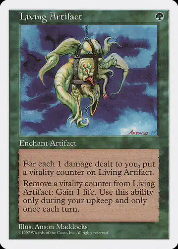 Living Artifact - 5ed Spoiler