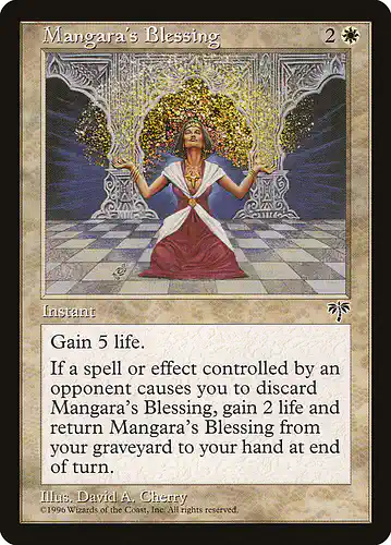 Mangara's Blessing - mir Spoiler