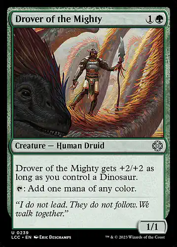 Drover of the Mighty - lcc Spoiler