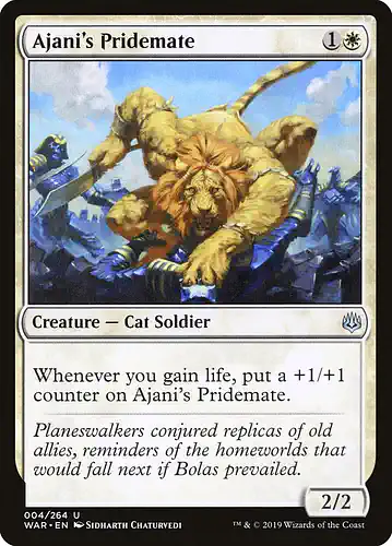 Ajani's Pridemate - war Spoiler