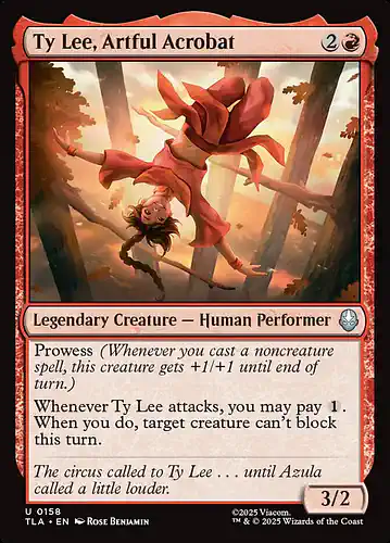 Ty Lee, Artful Acrobat - tla Spoiler