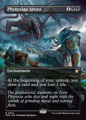 Phyrexian Arena - fdn Spoiler