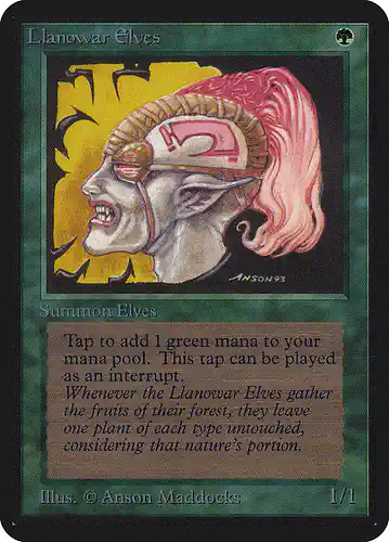Llanowar Elves - lea Spoiler