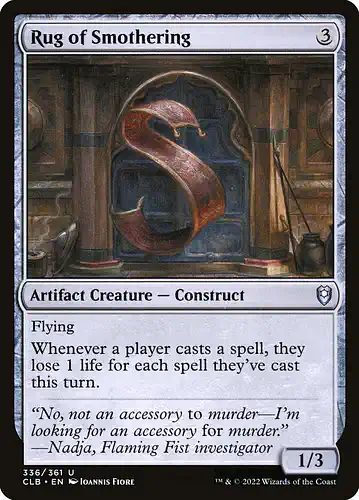 Rug of Smothering - clb Spoiler