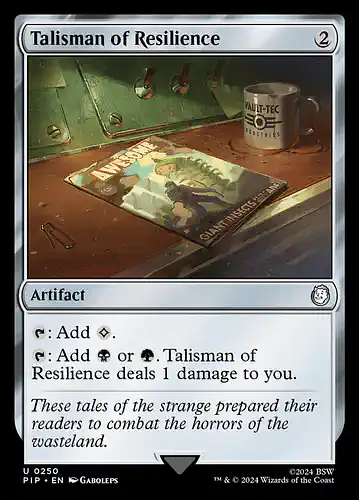 Talisman of Resilience - pip Spoiler