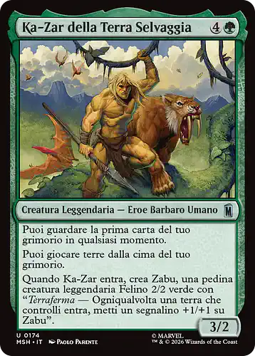 Ka-Zar of the Savage Land - msh Spoiler