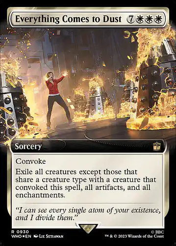 Everything Comes to Dust - who Spoiler