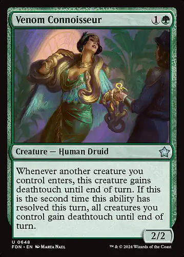 Venom Connoisseur - fdn Spoiler