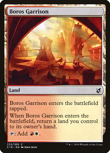 Boros Garrison - c19 Spoiler