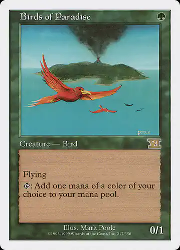 Birds of Paradise - 6ed Spoiler
