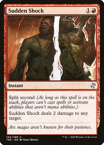 Sudden Shock - tsr Spoiler