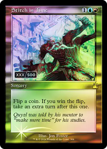 Stitch in Time - rvr Spoiler