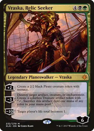 Vraska, Relic Seeker - xln Spoiler