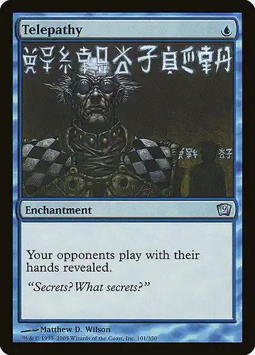 Telepathy - 9ed Spoiler
