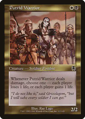 Putrid Warrior - apc Spoiler