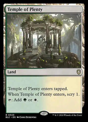 Temple of Plenty - blc Spoiler