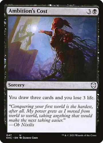 Ambition's Cost - khc Spoiler