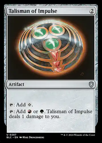 Talisman of Impulse - blc Spoiler