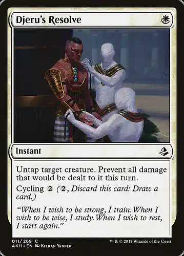 Djeru's Resolve - akh Spoiler