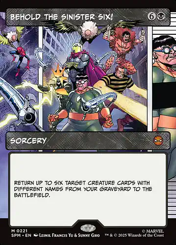 Behold the Sinister Six! - spm Spoiler
