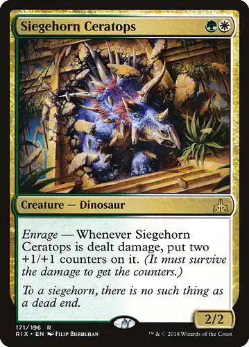 Siegehorn Ceratops - rix Spoiler