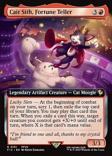 Cait Sith, Fortune Teller - fic Spoiler