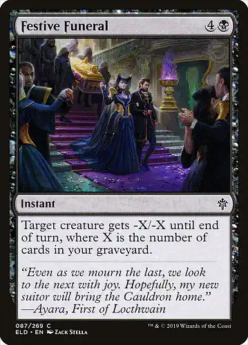 Festive Funeral - eld Spoiler