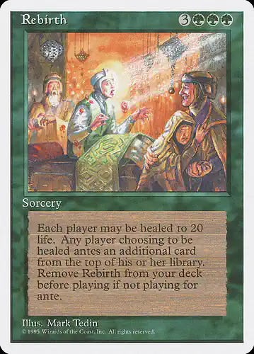 Rebirth - 4ed Spoiler