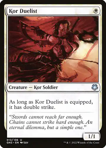 Kor Duelist - gn3 Spoiler