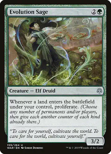 Evolution Sage - war Spoiler
