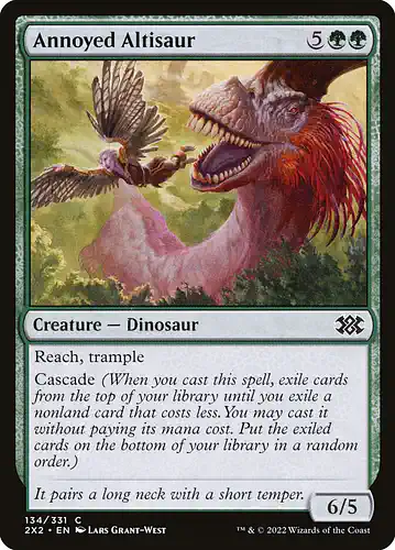 Annoyed Altisaur - 2x2 Spoiler