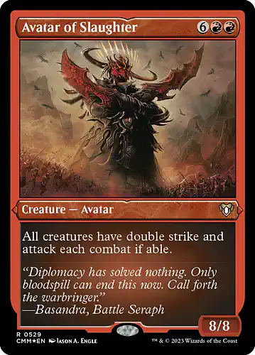 Avatar of Slaughter - cmm Spoiler