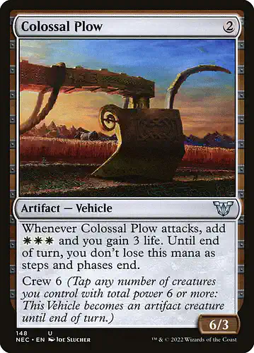 Colossal Plow - nec Spoiler