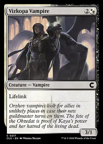 Vizkopa Vampire - clu Spoiler