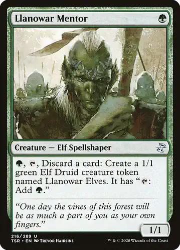 Llanowar Mentor - tsr Spoiler